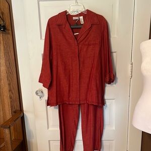Koret Red Women's Pants & Jumpsuit Set
